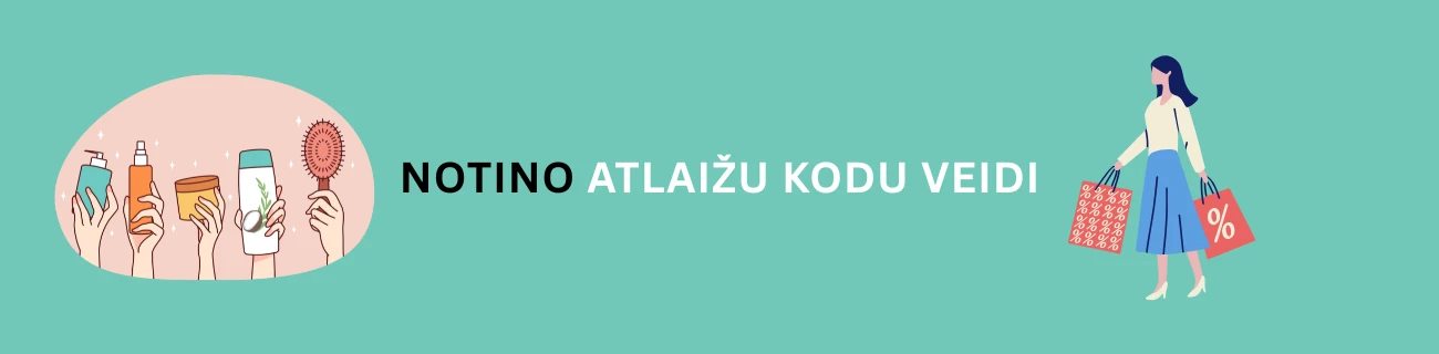 Notino atlaižu kods un tā veidi