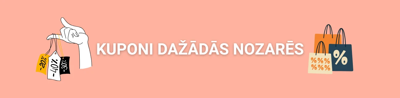 kuponi dažādās nozarēs