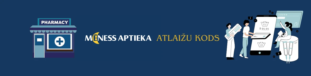 e mēness aptieka atlaižu kods