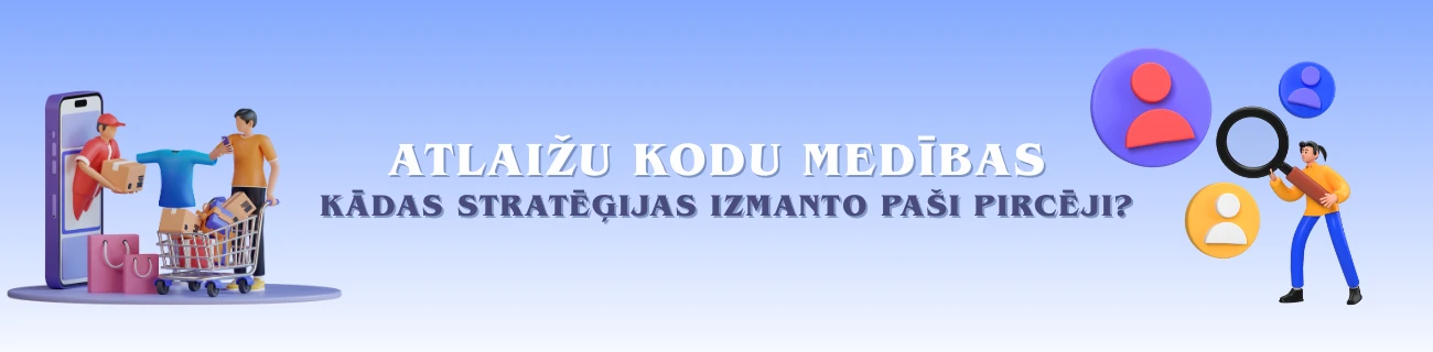 stratēģijas kā atrast atlaižu kodus