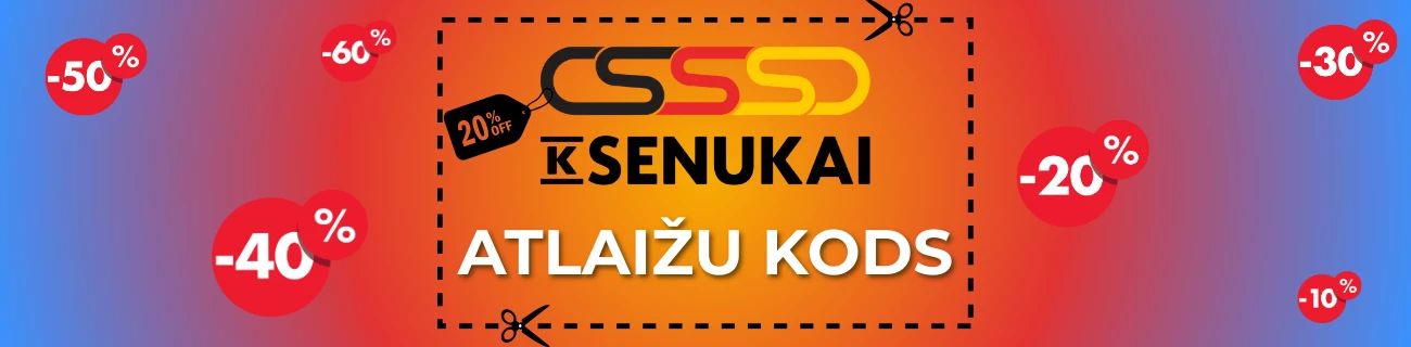 ksenukai atlaižu kods