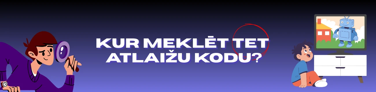 kur meklēt tet+ atlaižu kodu