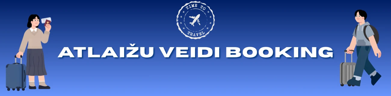 atlaižu veidi booking