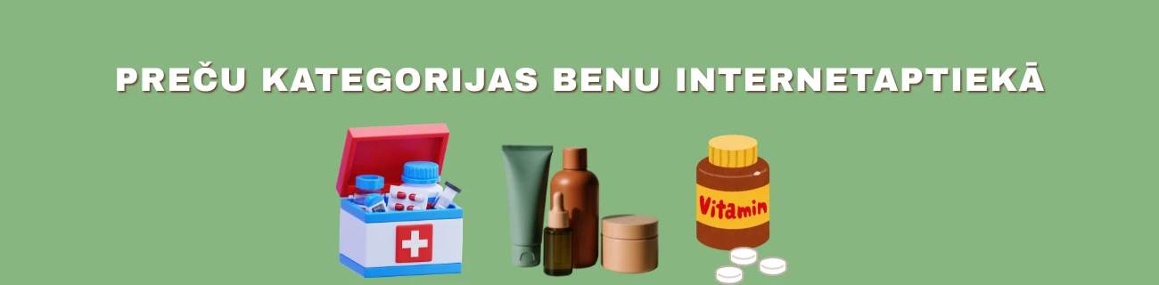 preču kategorijas benu internetaptiekā