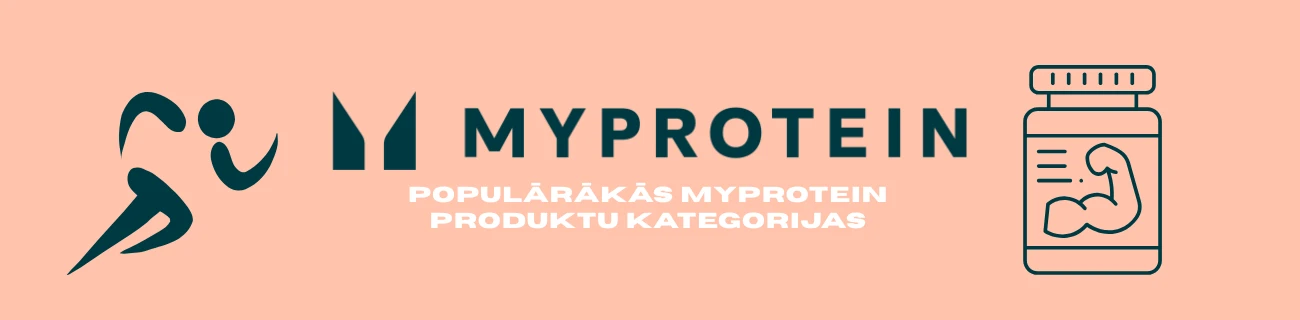 myprotein populārākās produktu kategorijas