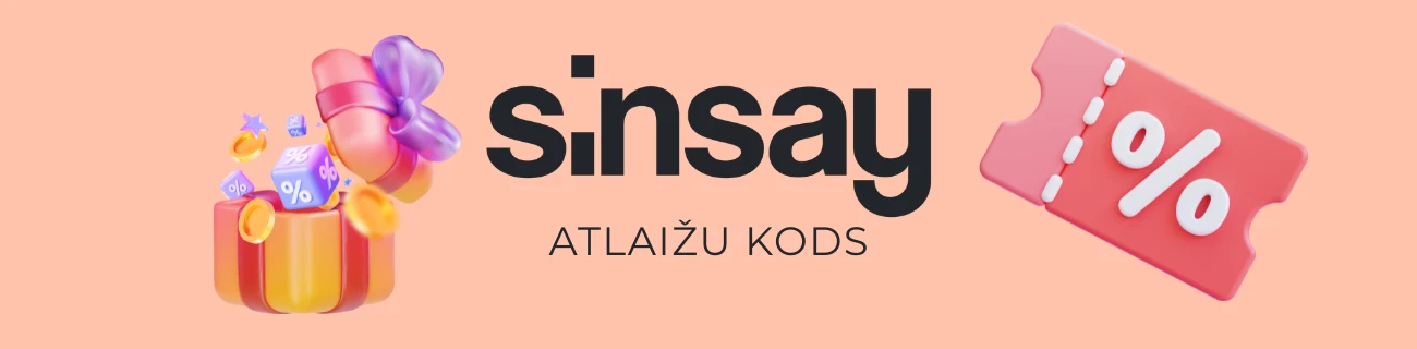 sinsay atlaižu kods