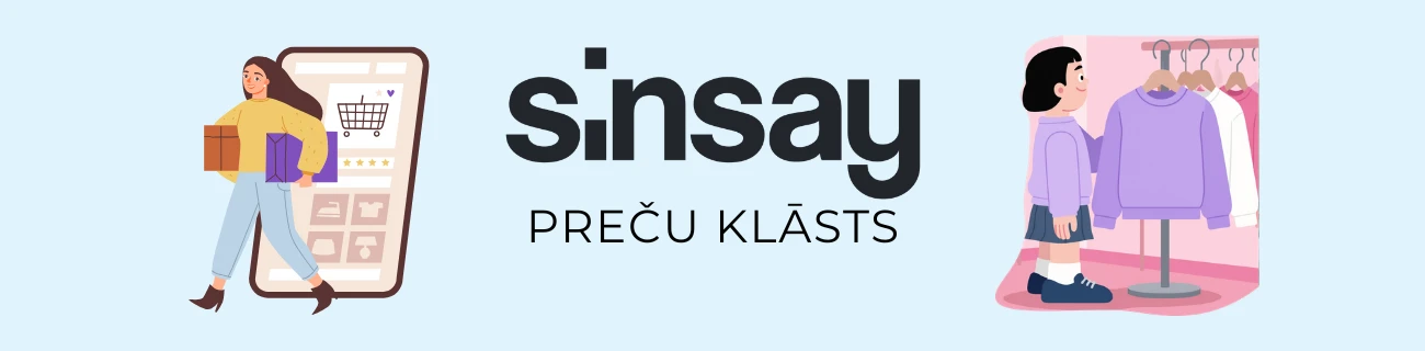 sinsay preču klāsts